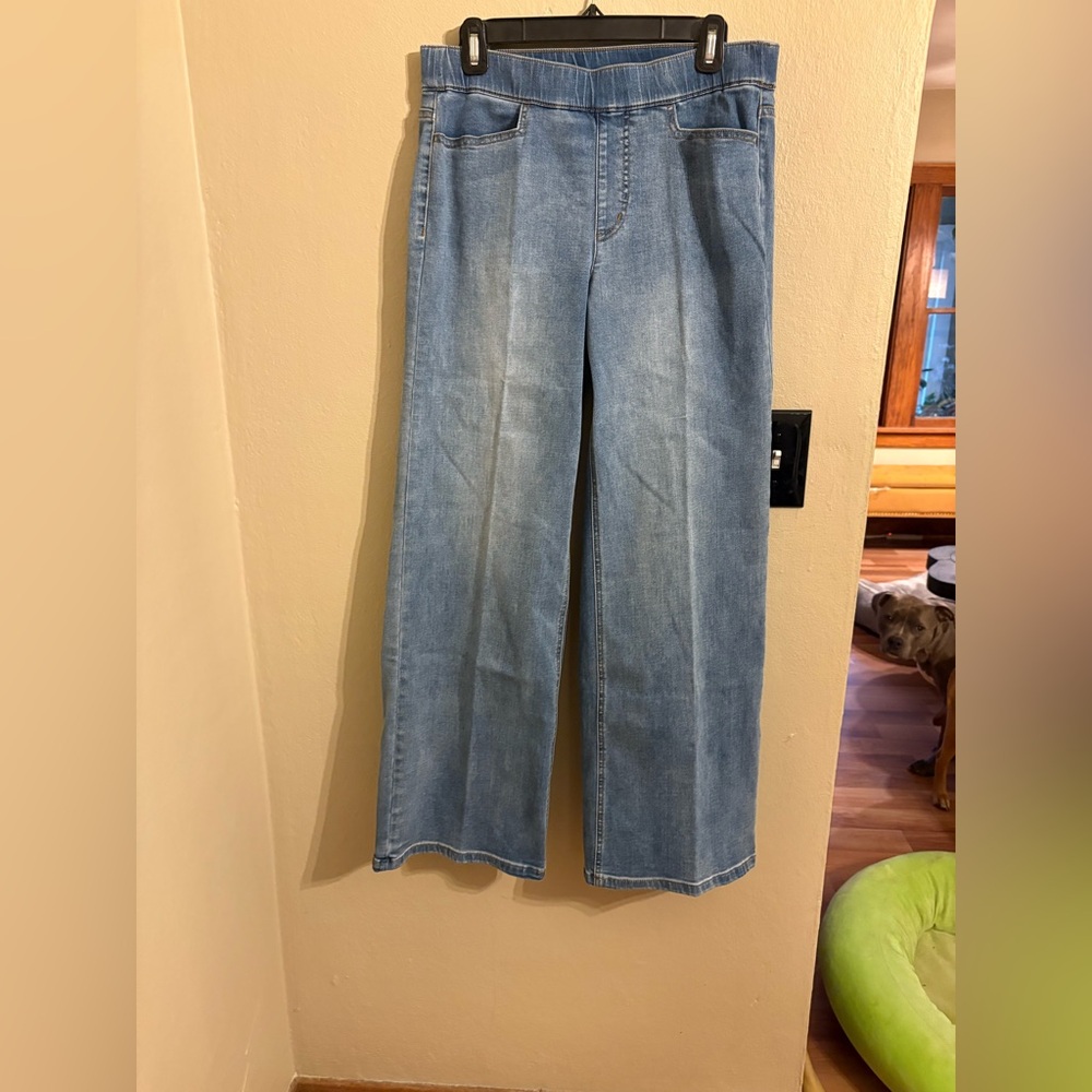 Isaac Mizrahi Light Blue Flare Jeans